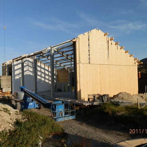 Innenausbau und Technikräume Heizwerk 2011