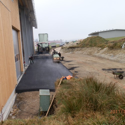 Einbau von Aggregaten im Heizwerk 2011