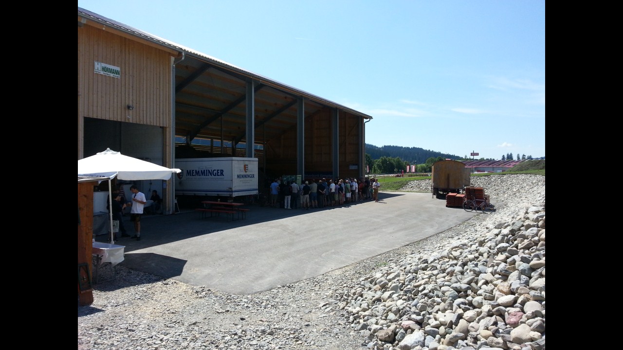 Vorführung am Heizwerk beim Tag der offenen Tür 2012