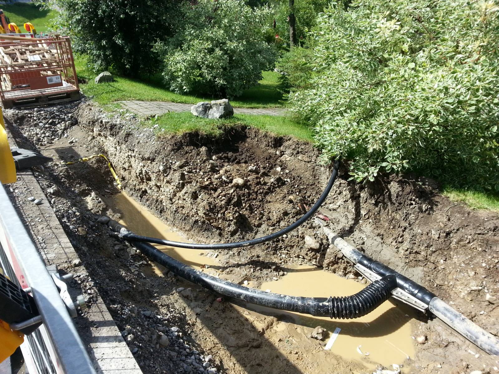 Erweiterung des Wärmenetzes 2016 im Bereich Ritzensonnenhalb