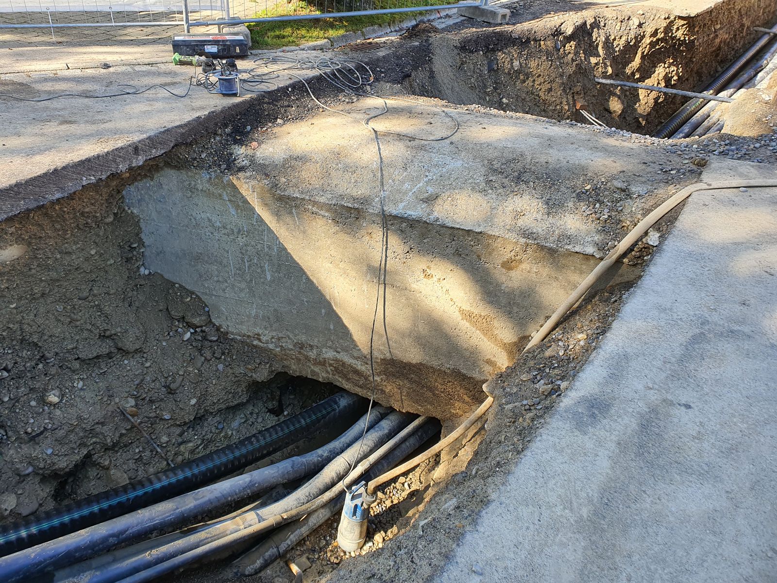 Montage am Hausanschluss 2021–22