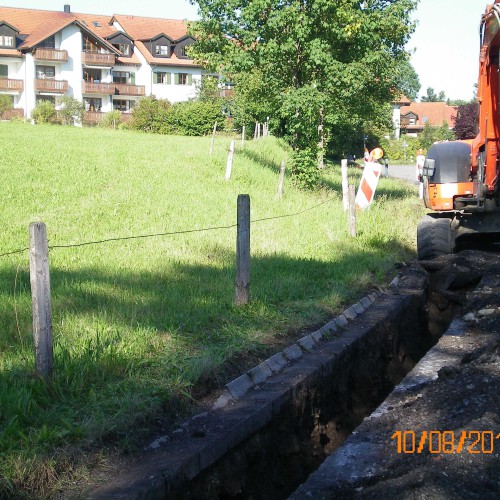 Verlegung in Richtung Oststraße 2011